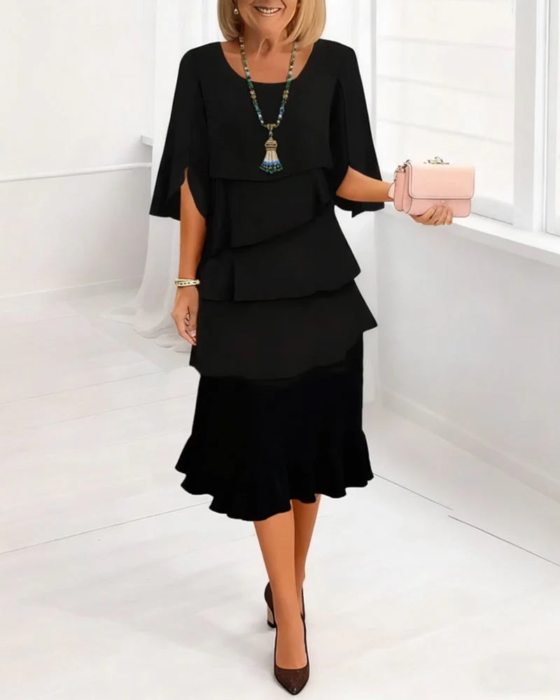 Vestito Elegante con Ruches Patricia